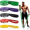 Resistance Bands for Working Out, Pull Up Assistance Bands Set for Men & Women,Latex Workout Bands, Eexercise Bands Resistance for Body Stretching,Muscle Training and Physical Therapy