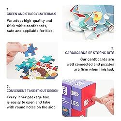 TOI Leveled Puzzles for Kids Aged 5 and Up, Toddler