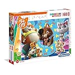 Clementoni- Puzzle Suelo 60 Piezas 44 Gatos, Color Gatti, 60pezzi (26441.4)