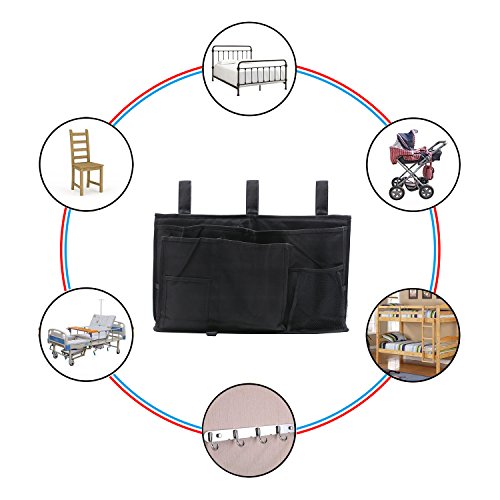 image for Startostar 8 Pocket Bedside Storage Bag Caddy Hanging Organizer Improv