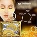 24K Gold Powder Gel Collagen Eye Mask, Anti Aging, Anti Wrinkle, Moisturiser for Under Eye Wrinkles, Remove Bags Under Eyes, Eye Bag Removal, Under-eye, Dark Circles,Hydrating, Puffy Eyes (25 Pairs)