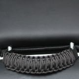 Bartact TAOGHHPBB - Universal Headrest 550 Paracord Grab Handles (PAIR) - 100% American Made - BLACK/BLACK