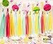PomPomGLAM Tropical Luau Flamingo Pineapple Party Decorations Supplies Kit for Birthday, Bridal & Baby Shower Themed Moana Hawaiian Beach Pool Summer