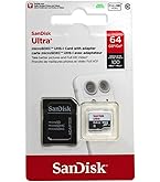 Amazon.com: SanDisk Ultra 64GB microSDXC UHS-I Card with Adapter