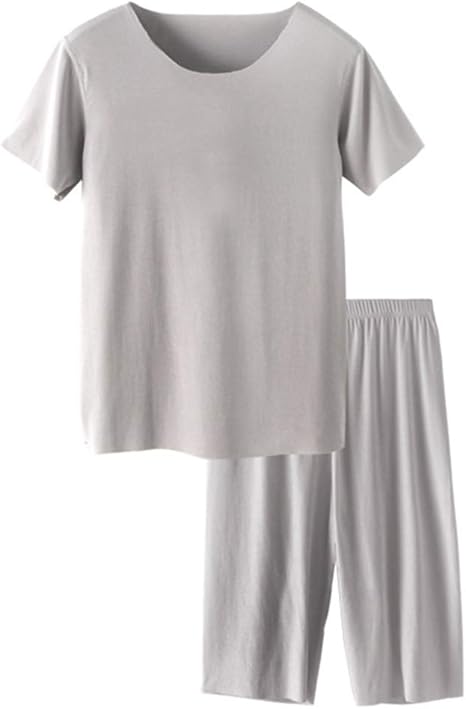 Amazon 女の子のためのリル ガール子供の幼児ネグリジェドレスモーダルtシャツセットlittlesパジャマ2ピースキッズソリッドカラーパジャマセット パジャマ 通販