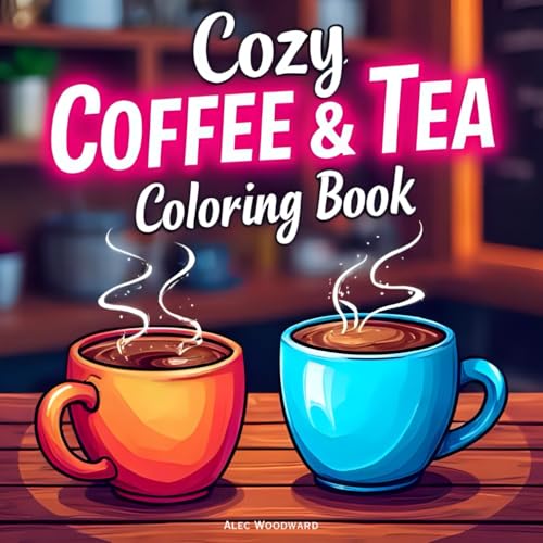 Cozy Coffee & Tea Coloring Book: Relaxing Drinks, Warm Mugs, and Peaceful Momen…