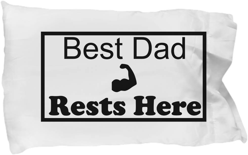 Reserved for Dad Pillow Case Best Dad Rests Here