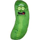 Pickle Rick And Morty Adult Swim Super Soft Plush Cuddle Pillow Buddy, (100% Officially Licensed Product) By Franco Collectibles