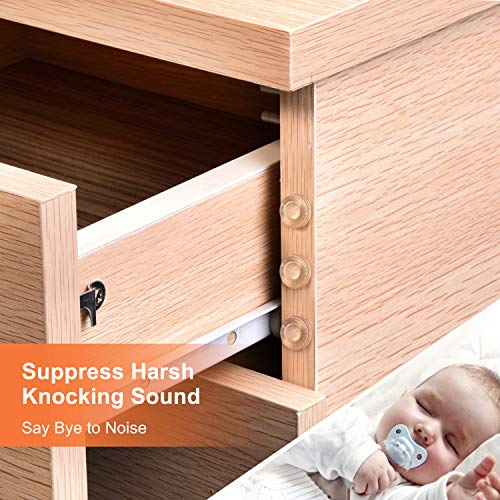 Door Bumpers, 225 Pcs Self Adhesive Clear Cupboard Door Bumpers