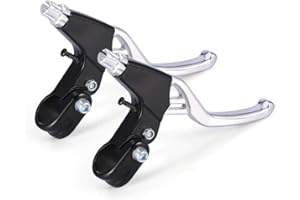 Nishiki Bike Parts,Small Brake Handle,Cantilever Brake Levers,1Pair ycle Brake Levers Hand Brakes for ycles Bike,Aluminium Al