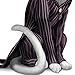 The Hamilton Collection Disney Tim Burton's The Nightmare Before Christmas Jack Skellington Cat Figurine