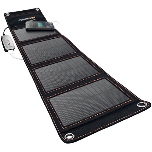 StrongVolt Portable Solar Charger with SunTrack Technology - 7 Watts