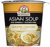 Dr McDougalls Sesame Chicken Rice Noodle Asian Soup, 1.3 Ounce - 6 per case.