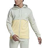 adidas mens Essentials Colorblock Full Zip Hoodie