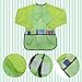 NEWCOMDIGI 10 Pack Children's Art Smock Long Sleeve Painting Apron Waterproof Painting Apron with 3 Roomy Pockets for Age 2-6