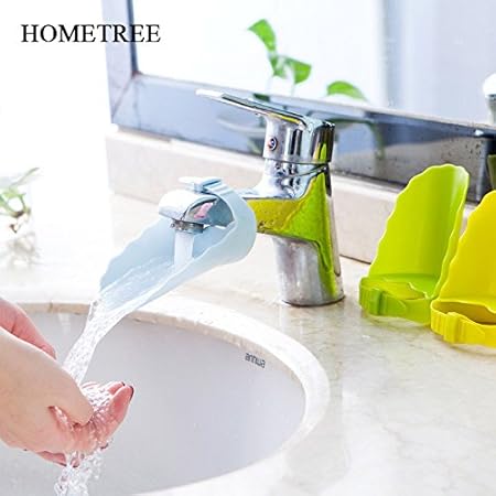 Adjust Bathroom Faucet Extender Child Baby Wash Assistant Faucet