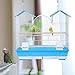 Yaheetech 23-inch Triple Roof Small Bird Cage for Parakeets Parrotlets Budgies Lovebirds Canary Finch Small Parrots w/2 Handles/2 Slide-Out Trays/2 Feeding Cups/2 Bottom Grillesthumb 1