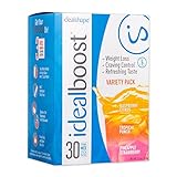 IdealBoost, Weight Loss Drink Mix Packets, Variety Pack, w/ Hunger Blocking and Energy Blends, 30 Servings...