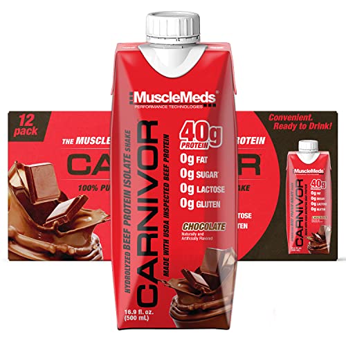 MuscleMeds Carnivor Ready to Drink Protein, Lactose Free, Sugar Free