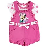 Minnie Mouse Girls Tee and Shortall Set (Baby)