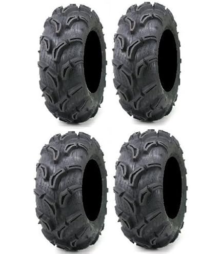 Amazon.com: Full set of Maxxis Zilla 26x9-12 and 26x11-12 ATV Mud