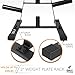 Olympic Weight Plate Rack, Holds up to 500lb of 2 inch Weights by D1F – Black Weight Holder Tree with 7 Branches for Stacking and Storing High Capacity Weights-Durable Triangle Plate Racks (Renewed)thumb 3