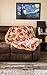 Calhoun Ultra-Realistic Lightweight Novelty Decorative Throw Food Blanket (Pizza)