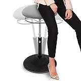 Mount-It! Height Adjustable Wobble Stool