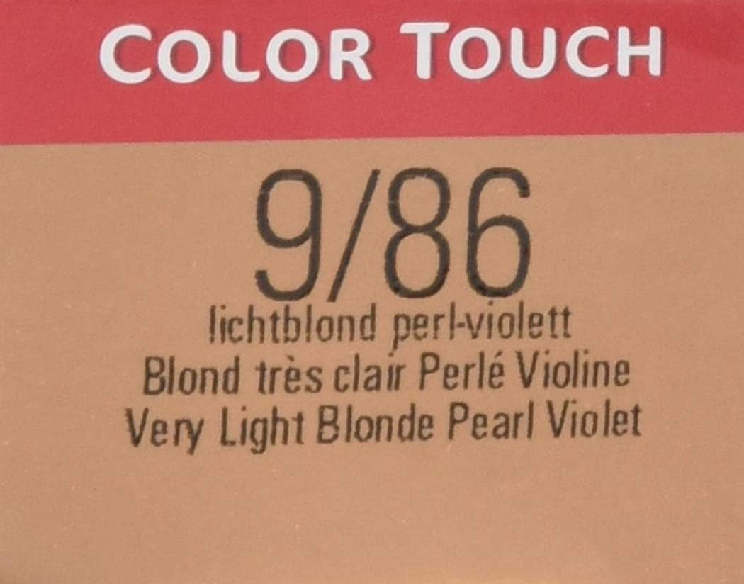 Wella Colour Touch Demi-Permanent Hair Colour, No. 9/86 Light Blonde Pearl Violet, 0.13601 kg, 60 ml (Pack of 1) - Image 4