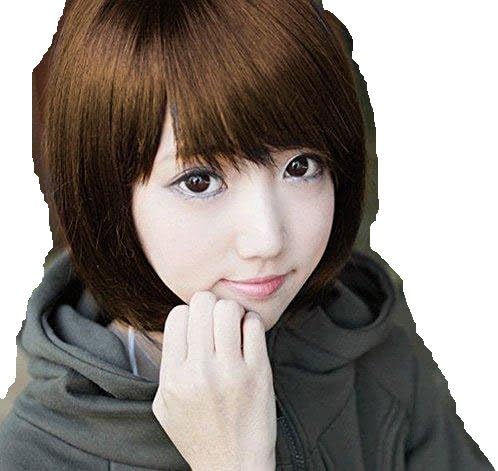 Amazon Co Jp 2点 セット レディース ナチュラル ショートボブ ウィッグ ブラウン ホビー