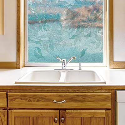 wall26 Window Film for Privacy Plant Large Decorative...