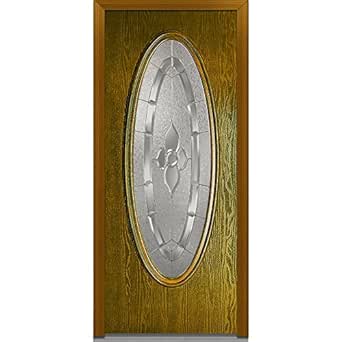 Compañía Nacional de puerta z022059r Fibra de vidrio prehung derecho