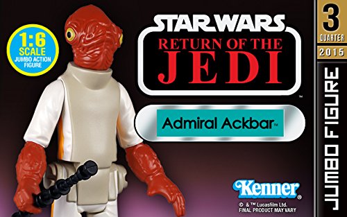 STAR WARS Admiral Ackbar Jumbo Kenner Figure