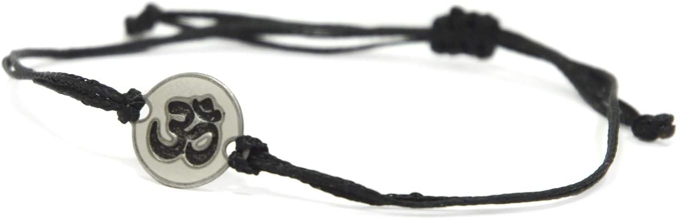 Stainless Steel SPORTS CHARMS on Double Black String Adjustable Anklet for Women - Waterproof, Hypoallergenic Jewellery