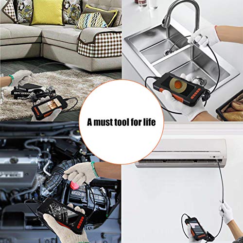 Endoskopkamera mit Licht, 1080P HD 8mm Industrielles Endoskopkamera mit 4,3 Zoll IPS Bildschirm, IP67 wasserdichte… – Bild 8