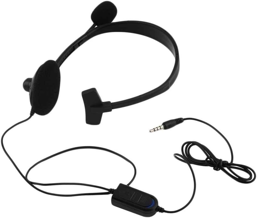 Aiming Black Wired Gaming Game Music Headset Earphone for Playstation PS4 VOL Portable