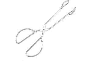 OPDENK Stainless Steel Food Tongs,Heavy Duty Kitchen Tongs Clip Clamp for BBQ,Barbecue,Cooking,Buffet Pliers,Scissors Tongs (