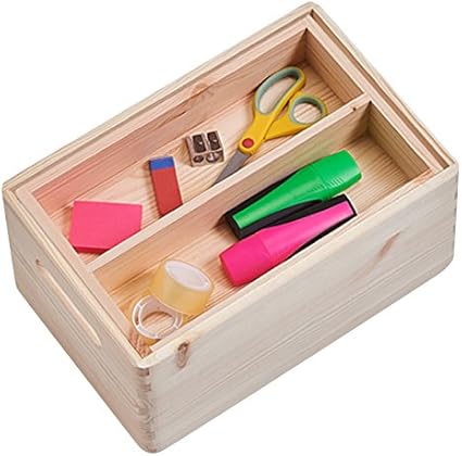 Zeller 13320 – Caja, Madera, Natural, 30 x 20 cm, Madera, Naturaleza, 30 x 20 x 15 cm