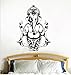 Vinyl Wall Decal Sticker Art Decor Bedroom Ganesh Elephant GOD OM Yoga Buddha Mandala Ganapati Wall Decal
