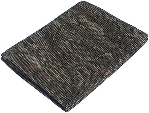 Mesh Scarf Camo Net Scraft for Wargame Sports Outdoor Activities Ghillie Sniper Veil Neckerchief,CP