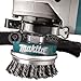 Makita 1 Piece - Banded Knotted Wire Cup Brush For Grinders - Ultra Heavy-Duty Conditioning For Metal - 2.5
