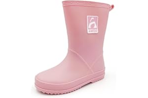 Amoji Kid Rain Boots Boy Rubber Waterproof Garden Boots JT6513