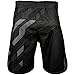 Hayabusa Metaru Charged Brazilian Jiu Jitsu and MMA Shorts (Black/Grey, 34)