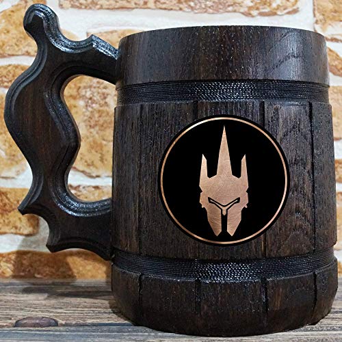 Overwatch Reinhardt Beer Mug, Overwatch Beer Stein, Gamer Gift, Beer Stein, Overwatch Tankard, Gift for Men, Geek Gift for Him - Thumbnail 3