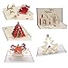 CAMTOP 3D Christmas Cards Pop Up Greeting Holiday Cards Gifts for Xmas/New Year