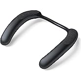 VANPEUSO Neck Speakers, Bluetooth 5.3 Neckband Speakers, 3D Stereo Surround Sound, Built-in Mic, 5 oz, Black