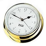 Weems & Plath Endurance Collection 125 Quartz Clock (Brass)