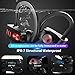 [Upgraded] Bluetooth Headphones, Bluetooth 5.0 Bass/Hi-fi Stereo/in-Ear Sports Earphones, 8-10Hour Battery, Workout Headset with IPX7 Waterproof, Built-in Mic Noise Cancelling Headset for Running, Gym