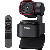 OBSBOT Tiny 3 Lite AI-Powered Spatial Audio 4K Webcam, W Smart Remote 2 | 1/2" CMOS 4K@30fps HDR 1080p@120fps Tri-Mic Spatial Audio Voice/Gesture Control for Streaming, Gaming, Meeting