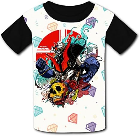 ZeroBNB Mazinger Z Youth Casual T-Shirt Short Sleeve for Kids